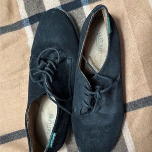Eastland Black Suede Lace-Up Shoes